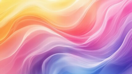 A colorful, rainbow-colored wave pattern