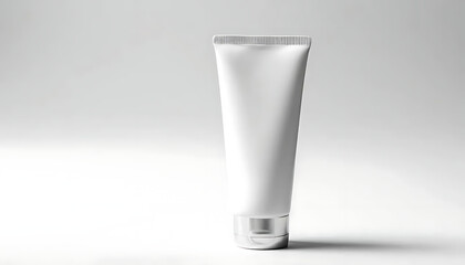 Blank White Cosmetic Tube Mockup for Branding