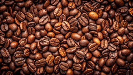 Coffee Beans Background Isolated - High-Quality Textures for Coffee Lovers, Culinary Arts, and Beverage Concepts, Perfect for Marketing, Blogs, or Culinary Inspirations