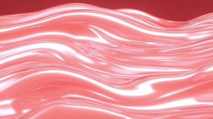 Abstract Pink Waves Fluid Liquid Silk Texture Design