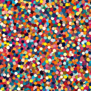 Vibrant Kaleidoscopic Pattern for Celebratory Background