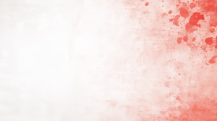 Obraz premium Abstract Red Watercolor Splashes on White Background