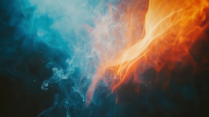 Obraz premium Ethereal Blending of Dream and Reality in Abstract Forms
