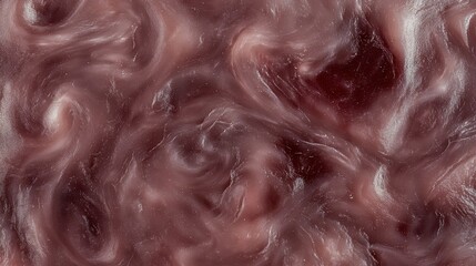 Abstract Swirling Resin Art Deep Plum Hues
