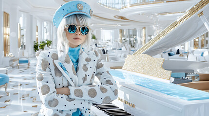 Luxurious pianist spot