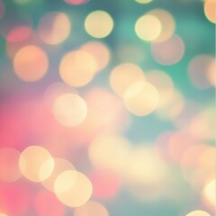 Obraz premium Colorful Blurred Bokeh Lights Forming Festive Holiday Atmosphere