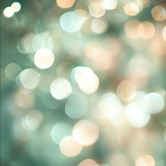 Blurry Bokeh Lights in Soft Pastel Tones Creating a Dazzling and Ethereal Ambiance for and Events