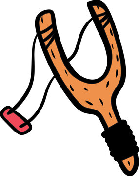 recommend clip art: catapult kid toy outline doodle