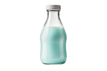 Simple and Clean Image of a Baby Milk Bottle Perfect for Parenting Needs