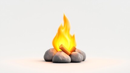 Fire Starting Gear for Camping and Survival. Generative AI