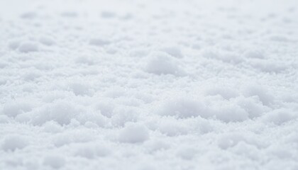 Obraz premium A close-up of a snow isolated on white background. 