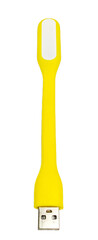 Flexible USB light isolated on a white background
