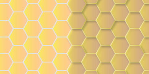 Abstract multicolor hexagon geometric honeycomb texture background. creative decorative element fabric.