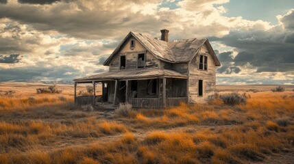 Abandoned Farmhouse in Golden Prairie