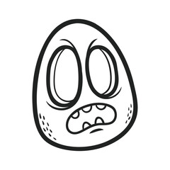 face monster design vector illustration 