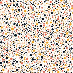 Playful and Vibrant Abstract Dot Pattern Background with Geometric Shapes and Lively Colors