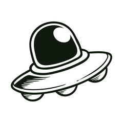 ufo icon vector design illustration