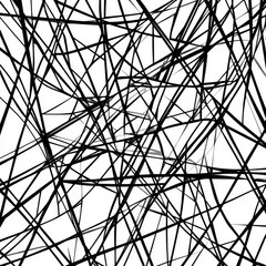 Abstract vector art of intersecting lines forming a web-like texture., Generative AI