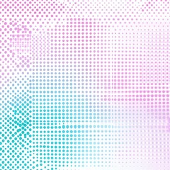 Vibrant Abstract Geometric Circles and Dots Gradient Halftone Bubble Pattern Background
