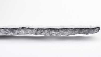 Ice Expanding Across a White Snowy Surface in Macro Detail