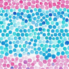 Vibrant Mosaic of Colorful Dots and Circles in Pastel Tones Creating a Playful and Energetic Abstract Background