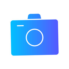 photo camera gradient icon