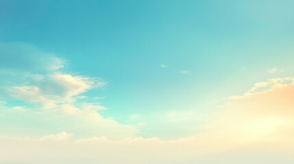 Obraz premium Soft Focus Sunrise in Early Morning Sky