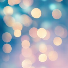Blurry Glowing Bokeh Lights Abstract Background Shimmering Sparkling Festive Design