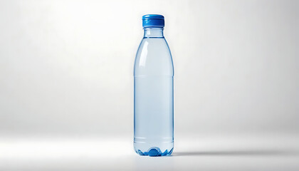 Naklejka premium Clear Water Bottle Mockup Product Design Template