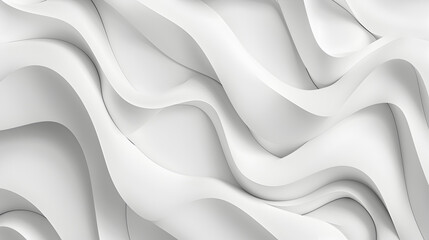 Obraz premium Abstract white waves creating a smooth, fluid texture, suitable for backgrounds and designs.