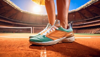 Naklejka premium Feel the ground beneath you as you play. 