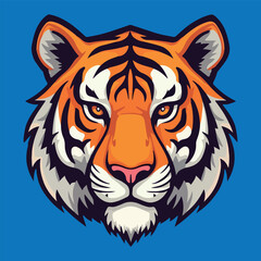 Tiger, tiger head, tiger emblem, esport vector logo, sticker
