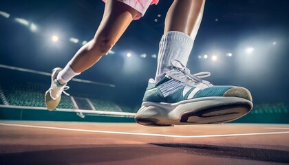 Feel the rhythm of tennis in your feet.  