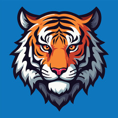 Tiger, tiger head, tiger emblem, esport vector logo, sticker
