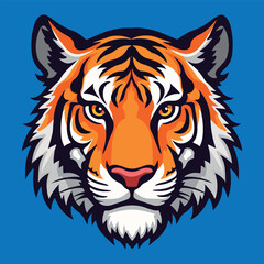 Tiger, tiger head, tiger emblem, esport vector logo, sticker
