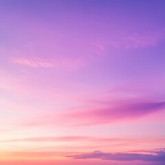 Breathtaking Sunset Sky with Vibrant Pink and Purple Gradient Colors