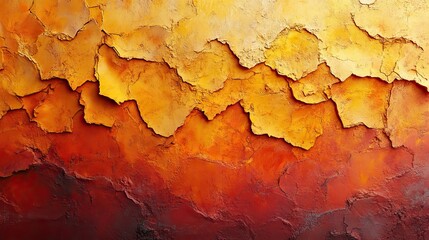Obraz premium Saturated orange pastel colored concrete textured background. Roughness and irregularities, - color trend.