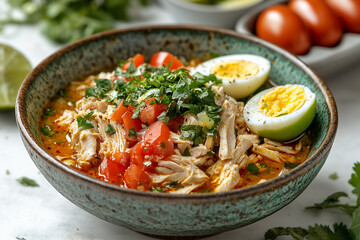 Delicious Chicken Soup with Tomatoes and Herbs