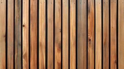 Obraz premium Wooden Wall Texture Minimalistic Design Soft Natural Lighting Vertical Slats Beige Pine Panels