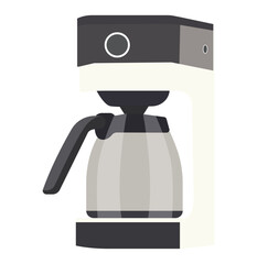  vector Modern Coffee Maker flat illustration