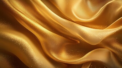 Fototapeta premium A textured golden background with subtle sparkles and gradients, perfect for creating a luxurious and timeless ambiance