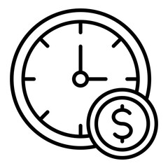 Time Is Money Icon