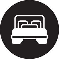 Double Bed glyph icon