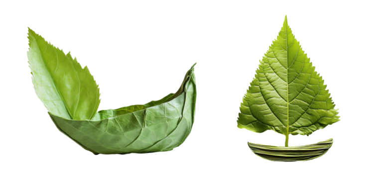 Leaf Boat and Sailboat