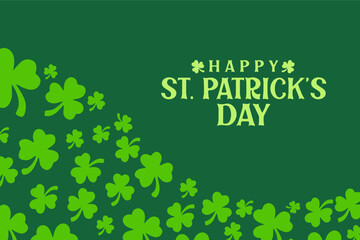 Happy St Patrick's Day Banner. Happy St Patrick's Day Banner Vector. Cartoon Vector Illustration for Poster, Banner