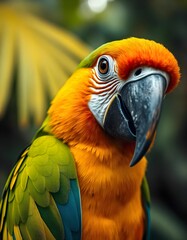 Obraz premium blue and yellow macaw ara