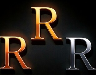 金と銀と銅のアルファベット