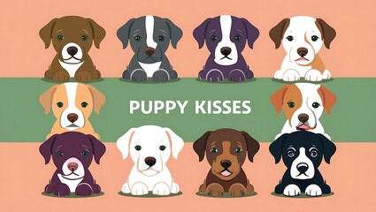 Adorable Puppy Kisses A Collection Of Cute Dogs