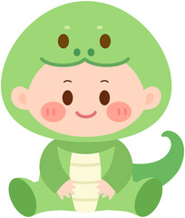 Snake Costume Baby  Sitting
