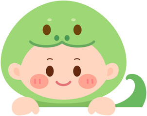 Snake Costume Baby Border Decoration 